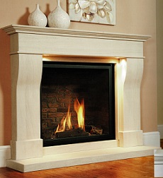 Marble & Limestone Fireplaces&nbsp;DA VINCI ILLUMIA